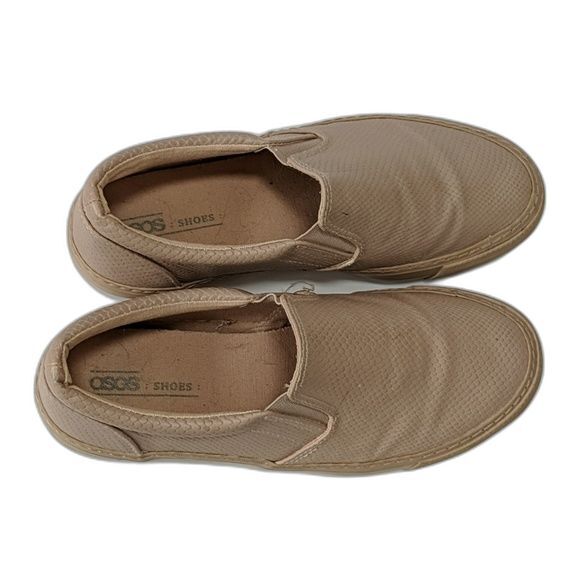 ASOS Shoes Slip On Women 5.5 Casual Plimsolls Textured Chunky Soles Shoes Pink - Picture 6 of 7